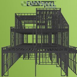 3 project EUROSTEELframing aannemer PORBEL CO